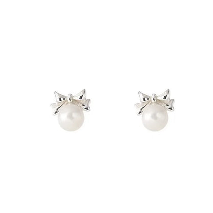 Aretes Perla Redonda Clásicos