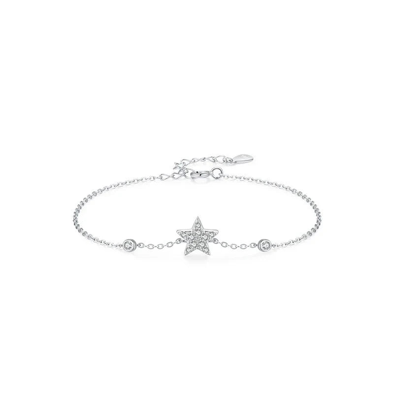 Pulsera Corazón, Estrella, Luna o Mariposa