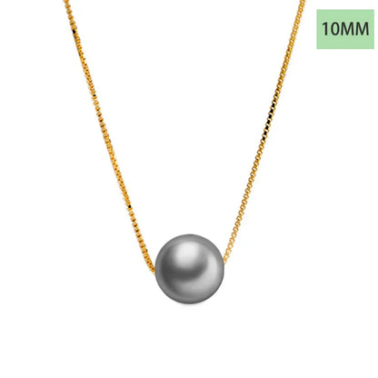 Collar Perla Blanca o Morada