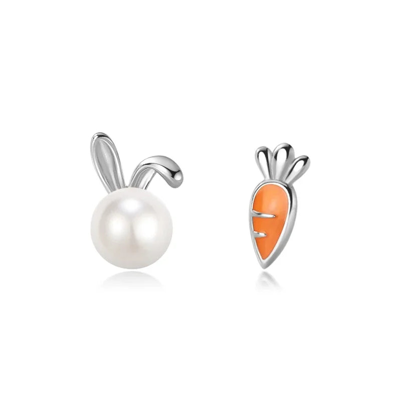 Aretes Conejito con Zanahoria