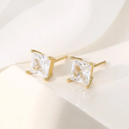 Base Cuadrada para Aretes con Cuatro Garras
