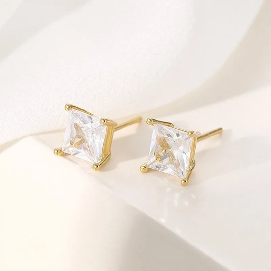 Base Cuadrada para Aretes con Cuatro Garras
