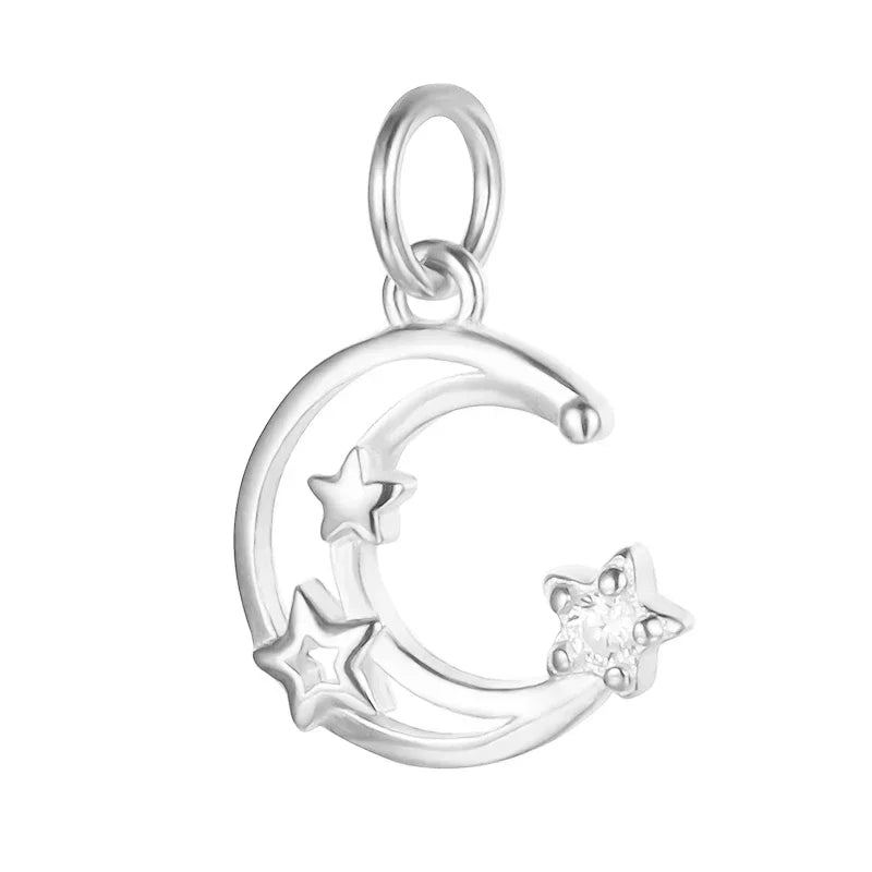 Dije Luna Calada con Zirconias