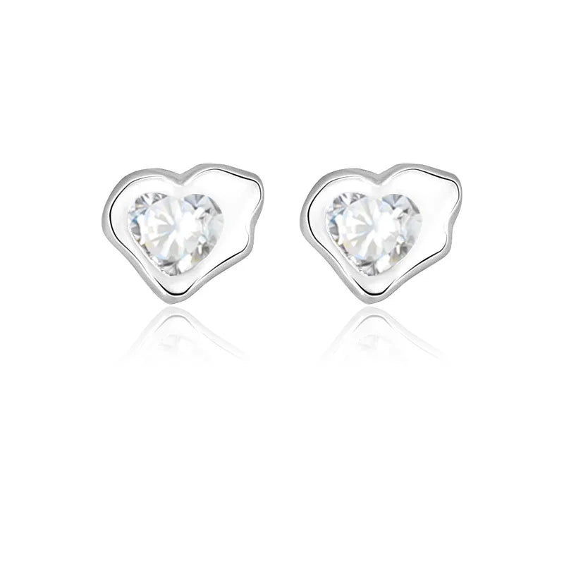 Aretes Corazón Irregular