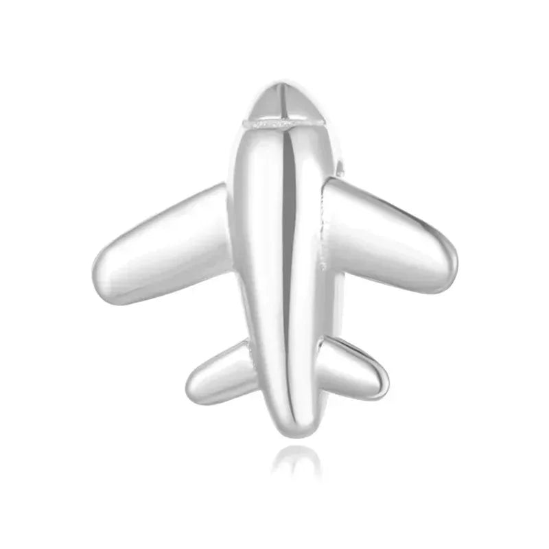 Dije Avión Blanco, Plateado o Dorado