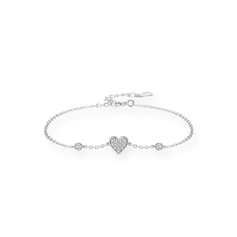 Pulsera Corazón, Estrella, Luna o Mariposa