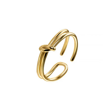 Anillo Doble Nudo Ajustable