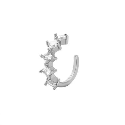 Aretes de Clip Sencillos con Zirconias