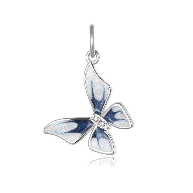 Dije Mariposa Esmaltada con Zirconias