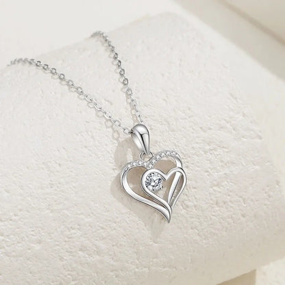 Collar Doble Corazón Delicado
