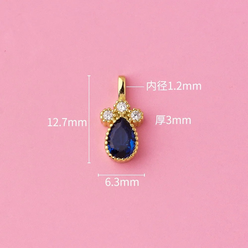 Dije Gota de Agua con Zirconia