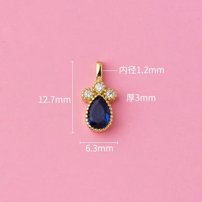 Dije Gota de Agua con Zirconia