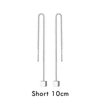 Aretes Largos Cadena Veneciana