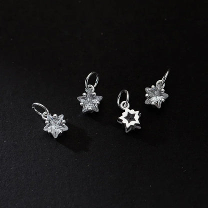 Dije Mini Estrella de 6 mm con Zirconia
