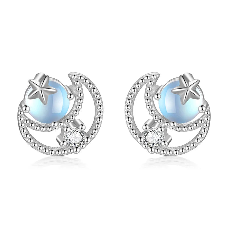 Aretes Luna Romántica