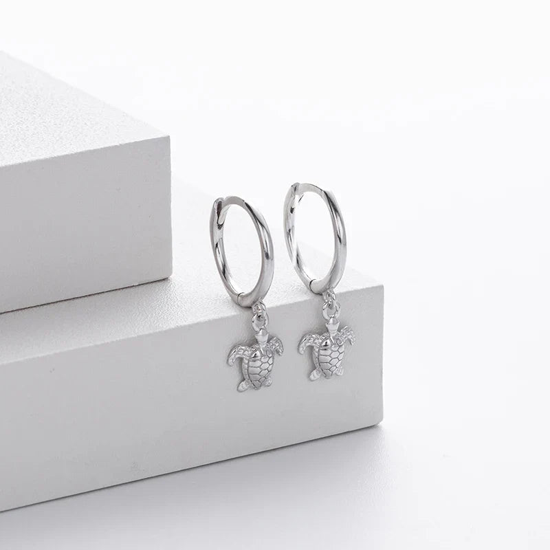 Aretes Colgantes Tortuga