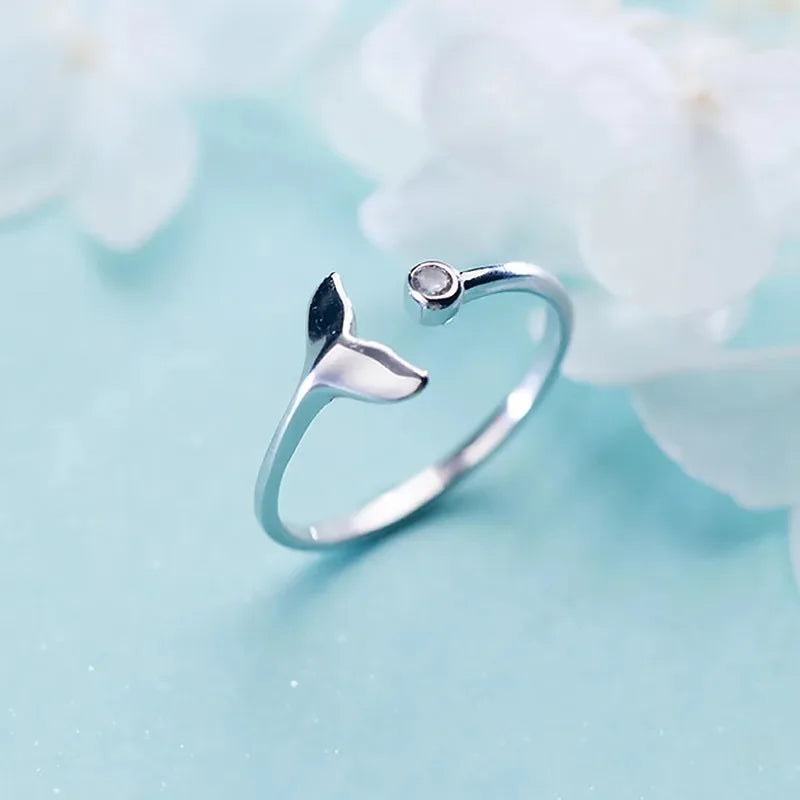 Anillo Cola de Sirena Brillante