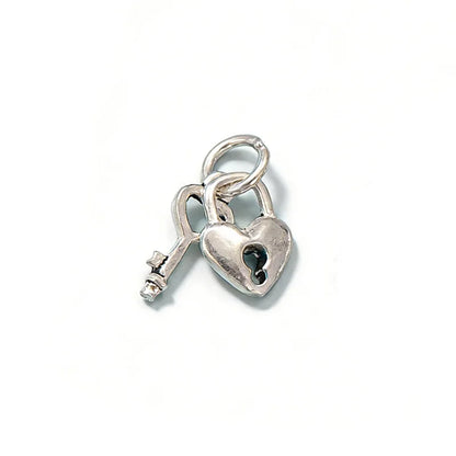 Dije Candado de Corazón con Llave