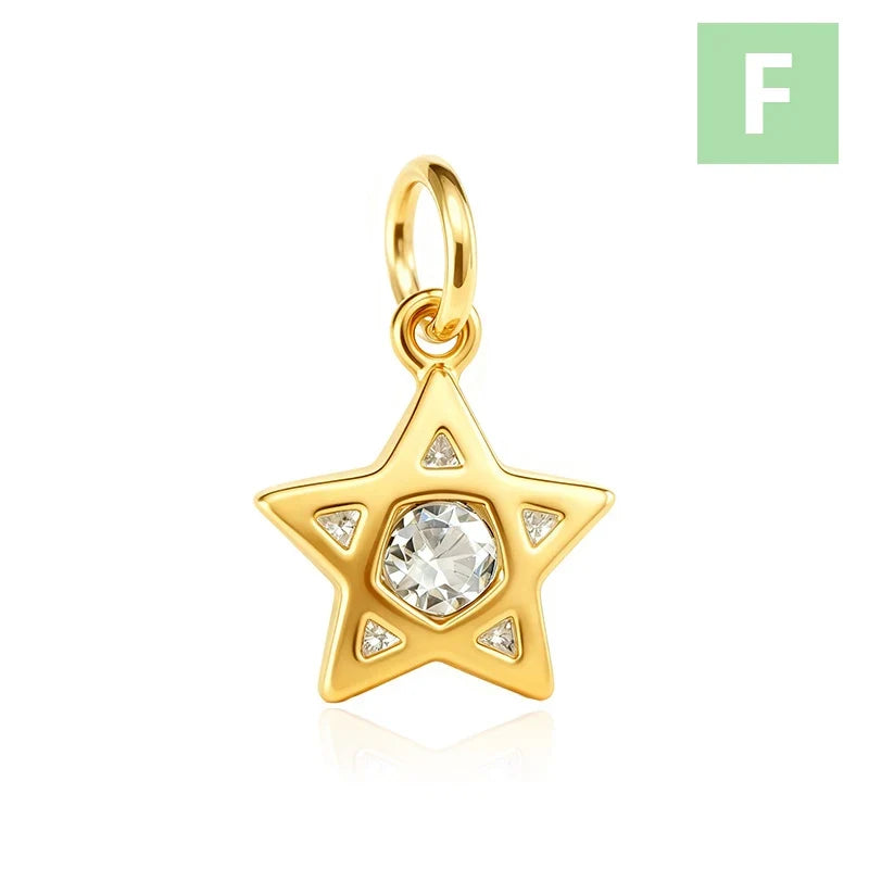Dije Luna y Estrellas