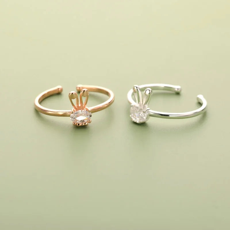 Anillo Conejito con Zirconias