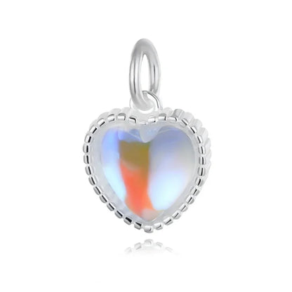 Dije Corazón Azul Tornasol