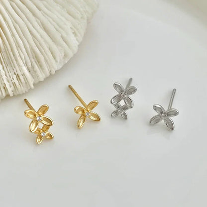 Aretes Flor Irregular