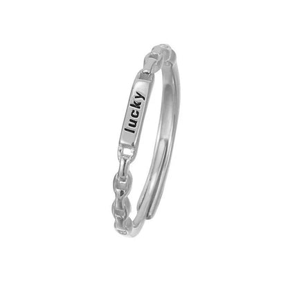 Anillo Lucky Fino Apilable