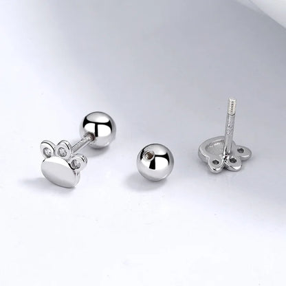Aretes Flor o Engaste de Garras