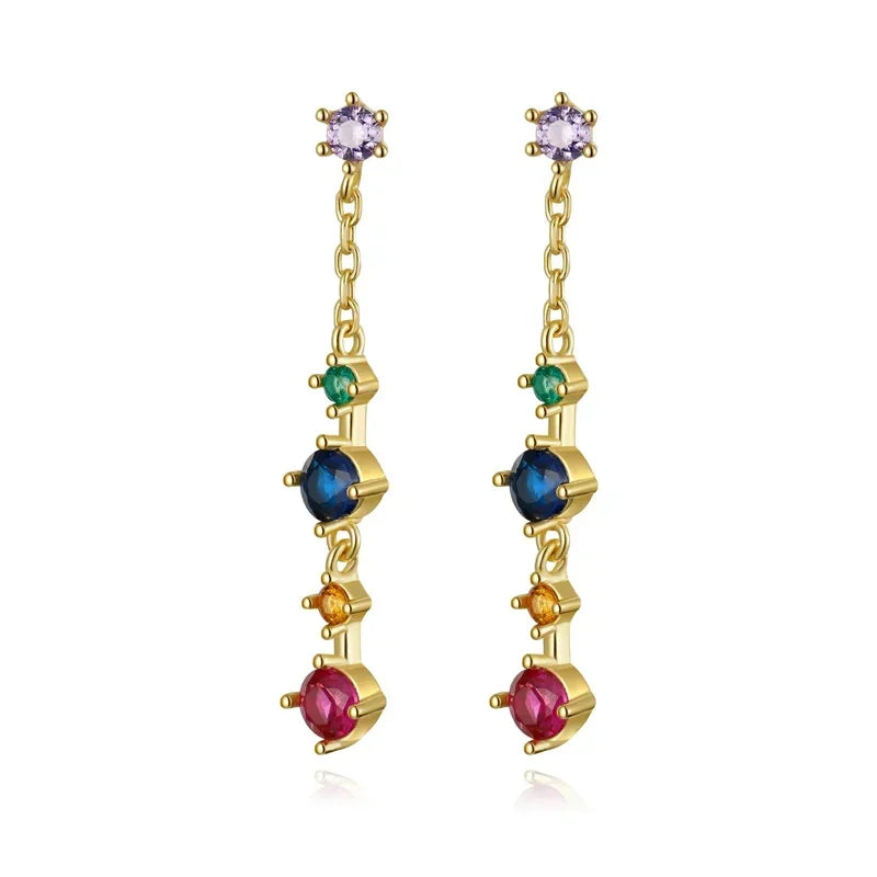 Aretes Largos con Flecos