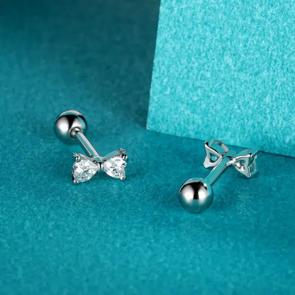 Aretes Moño con Zirconias