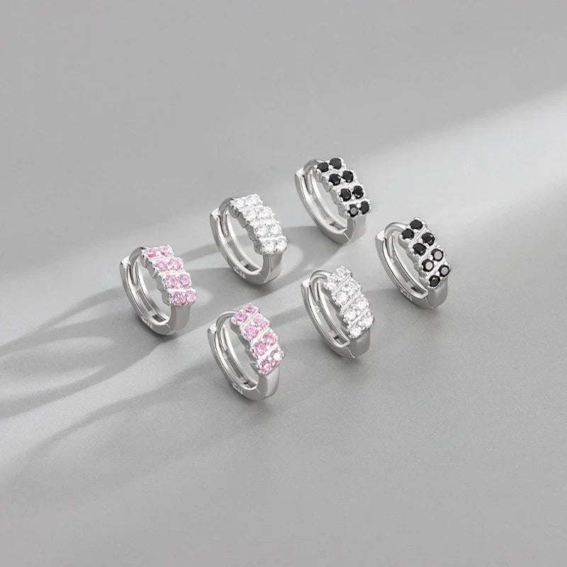 Arracadas con Zirconias de Colores