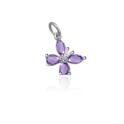 Dije Mariposa con Zirconias
