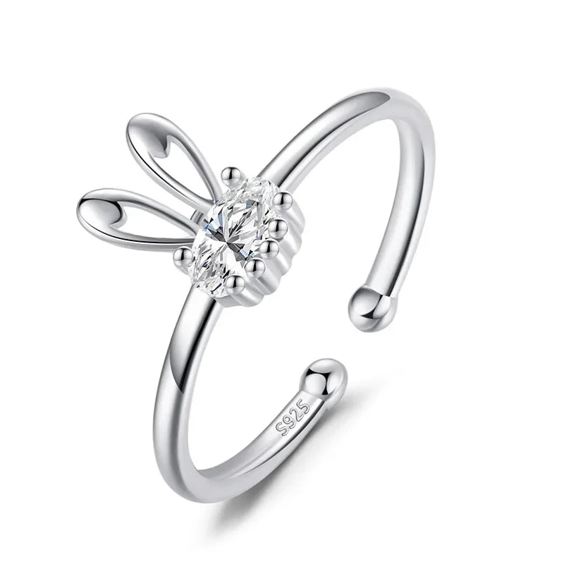 Anillo Conejito con Zirconias