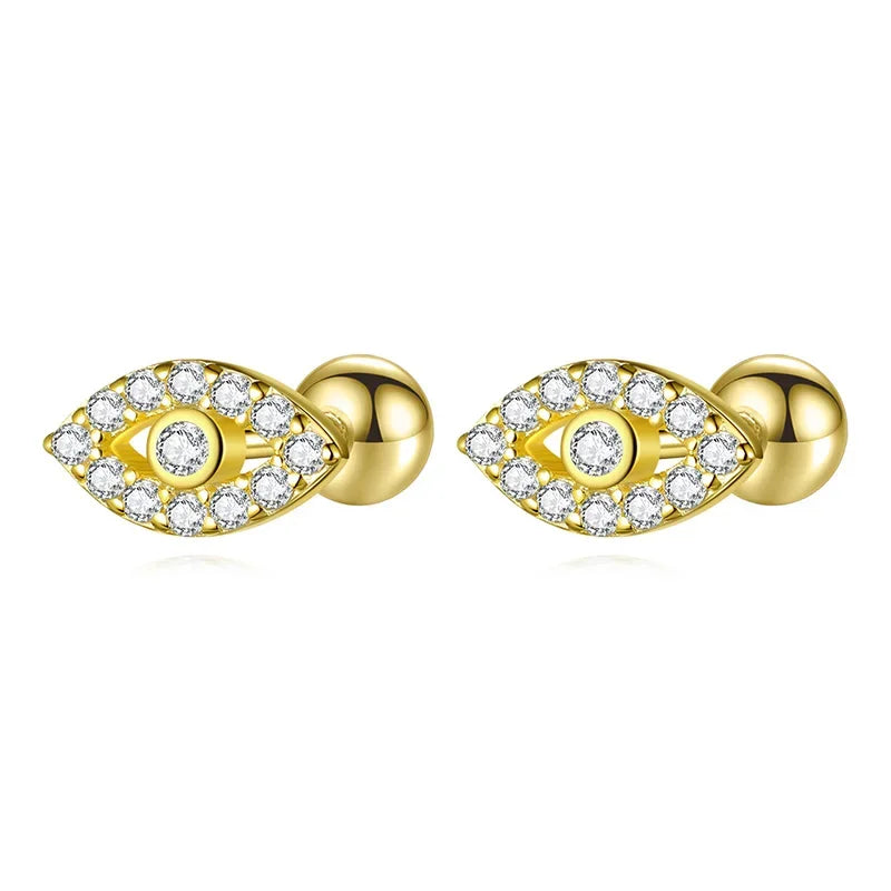 Aretes Ojo de la Sabiduría con Zirconias