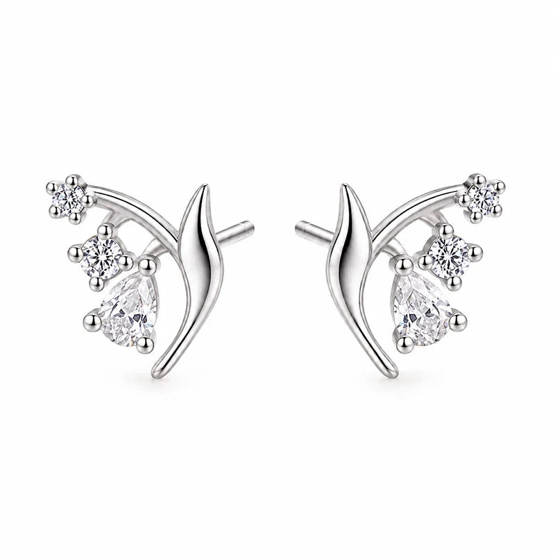 Aretes Lirio de los Valles con Zirconias