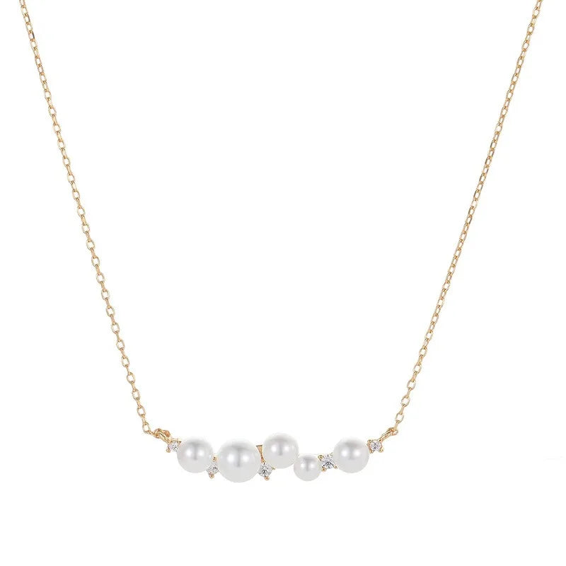 Collar de Perla y Zirconias