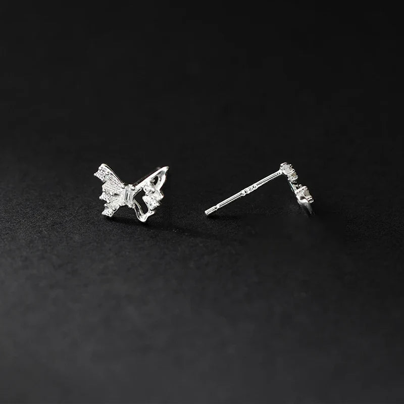 Aretes Mariposa y Luna