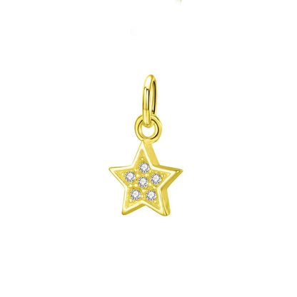 Dije Estrella Pavé en Tres Tonos