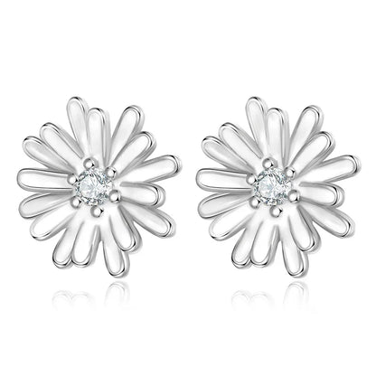 Aretes Flor de Crisantemo