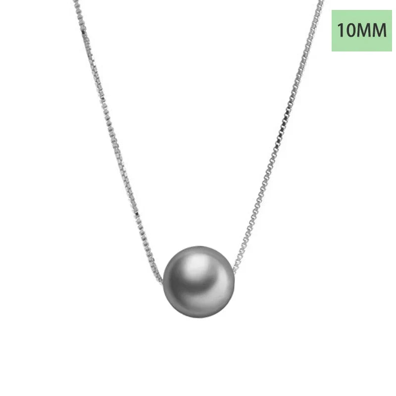Collar Perla Blanca o Morada