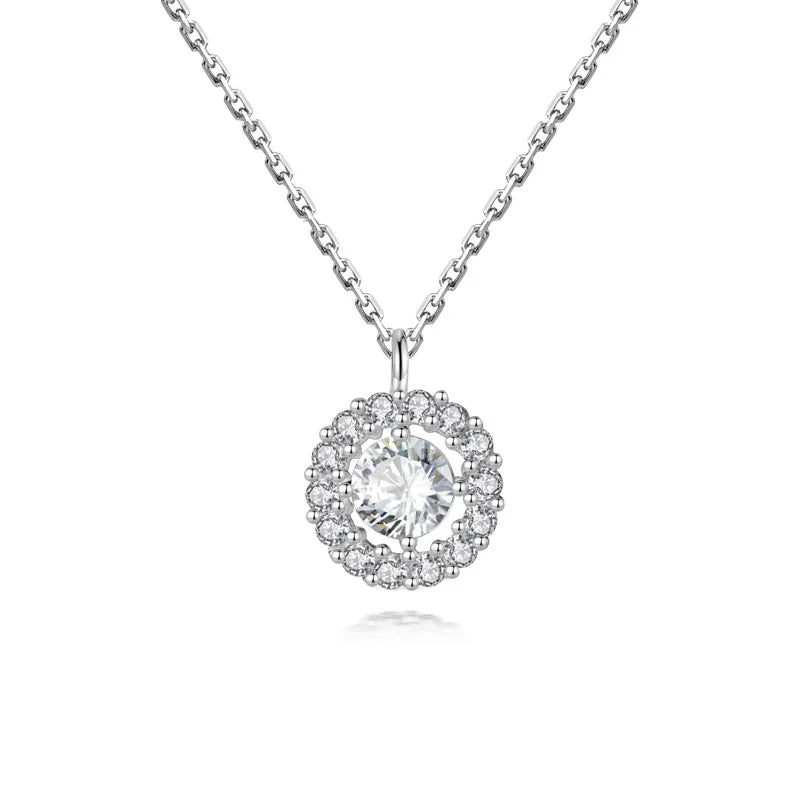 Collar Gargantilla Cruz y Círculo con Zirconias