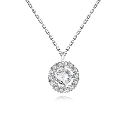 Collar Gargantilla Cruz y Círculo con Zirconias