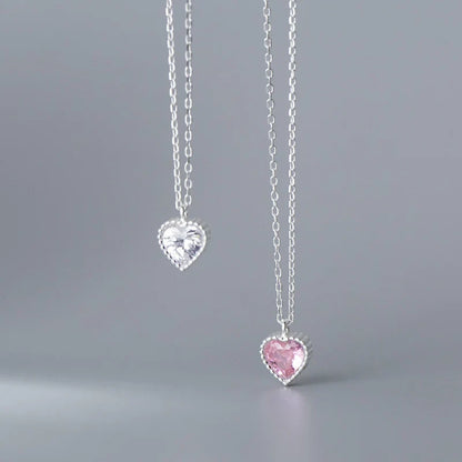 Collar Piedra en Forma de Corazón