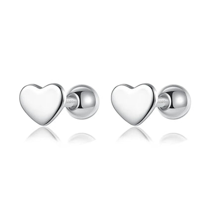 Aretes Corazón de Rosca en Varios Modelos