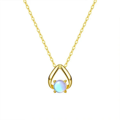 Collar o Aretes de Piedra Luna Irregular