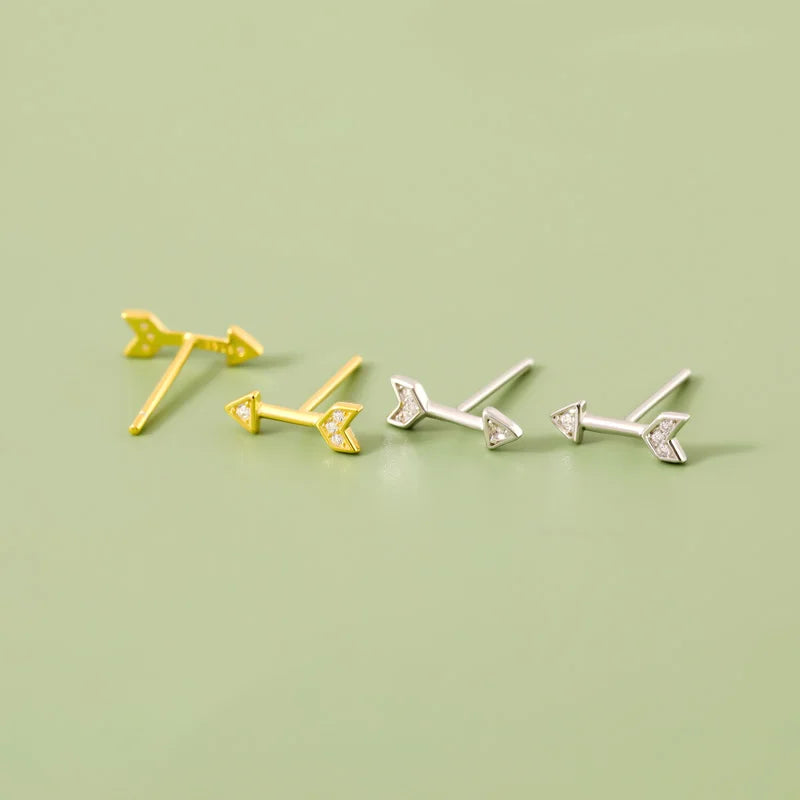 Aretes Flecha Brillante