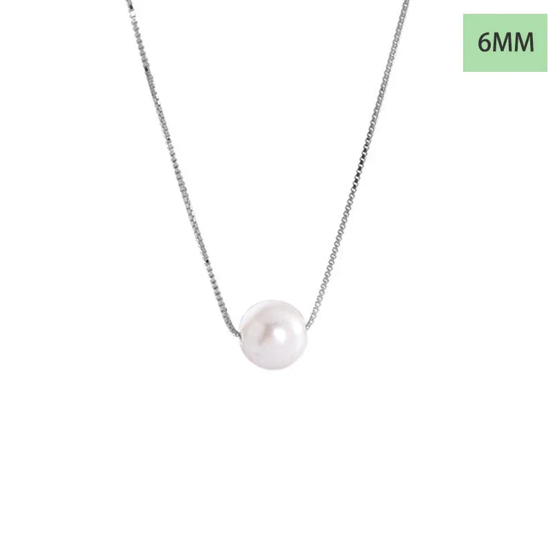 Collar Perla Blanca o Morada