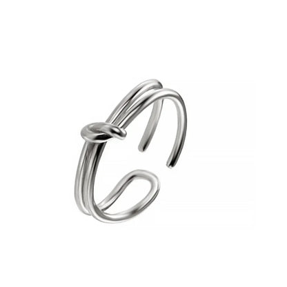 Anillo Doble Nudo Ajustable