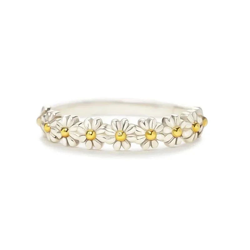 Anillo Ajustable de Margaritas