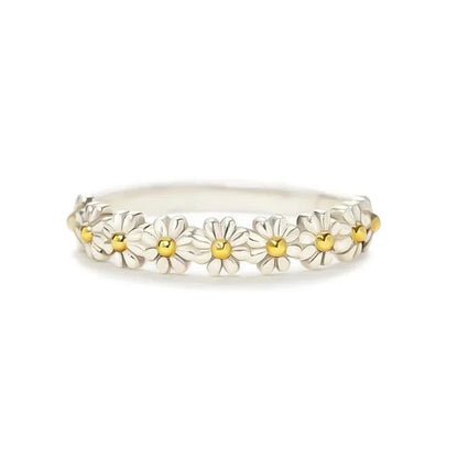 Anillo Ajustable de Margaritas